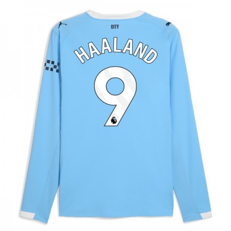 Camiseta de fútbol Manchester City Haaland 9 1ª equipación 2025-26 Manga Larga Camiseta de fútbol Manchester City Haaland 9 1ª equipación 2025-26 Manga Larga